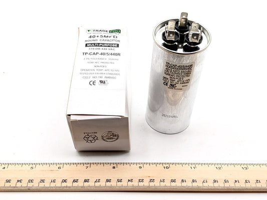 TradePro TP-CAP-40/5/440R New Genuine Original Dual Run Capacitor