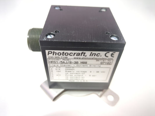 Tri-Tronics Photocraft HRS1-5AJ/8-30 M88 New Genuine Original Hollow Shaft Rotary Encoder