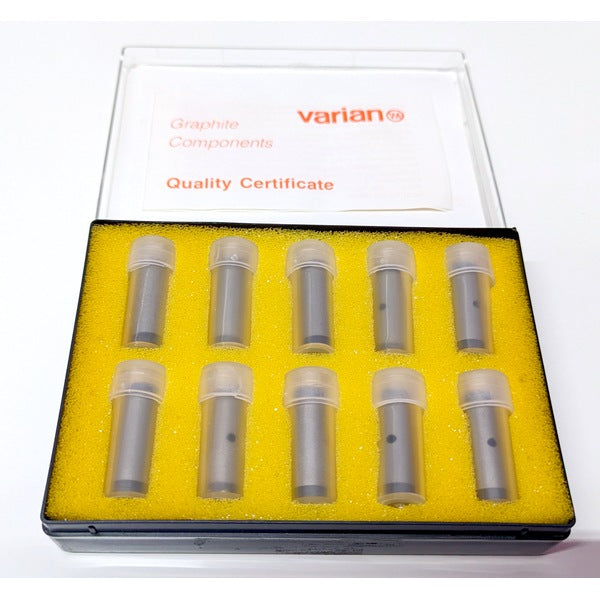 Varian/Agilent 63-100012-00 Genuine Original OEM Graphite Tubes, Coated, Pack of 10 (6310001200)