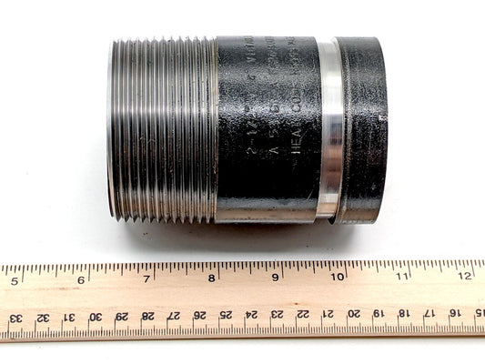 Victaulic No. 40 New Genuine Original 2-1/2" x 4" Black Carbon Steel Adapter Nipple