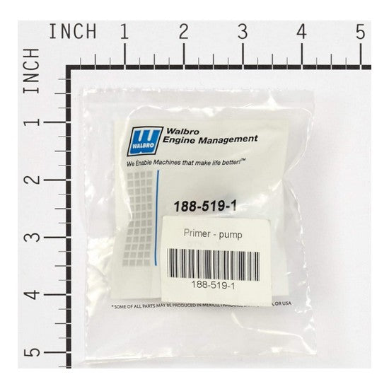 Walbro 188-519-1 Genuine Original OEM Primer Bulb (1885191)