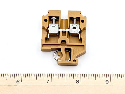 Weidmuller SAK 6N KRG, 10-Pack, New Genuine Original Feed-through Terminal Block (0193220000)