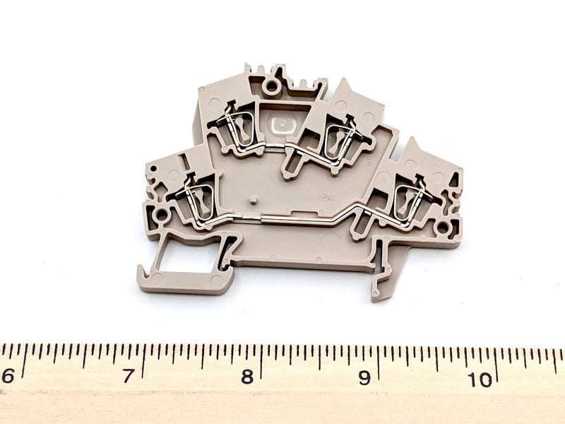 Weidmuller ZDK 2.5-2, 10-Pack, New Genuine Original Feed-through Terminal Block (1790990000)