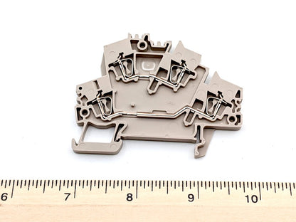 Weidmuller ZDK 2.5-2, 10-Pack, New Genuine Original Feed-through Terminal Block (1790990000)