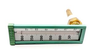 Weiss 7AS35 30/300 Industrial Thermometer E3575BS Thermowell