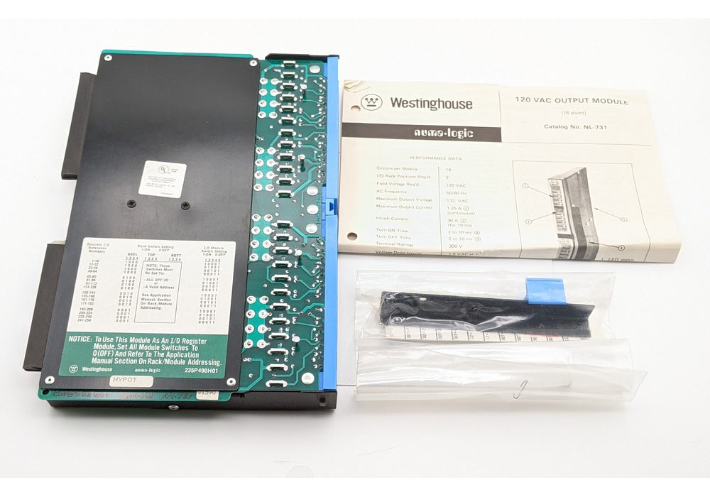 Westinghouse Numa-Logic NL-731 New Genuine Original OEM Logic Control Board, 120VAC Output Module
