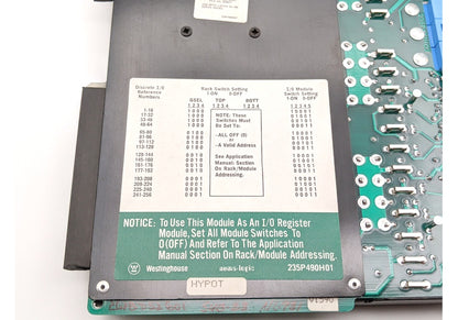 Westinghouse Numa-Logic NL-731 New Genuine Original OEM Logic Control Board, 120VAC Output Module