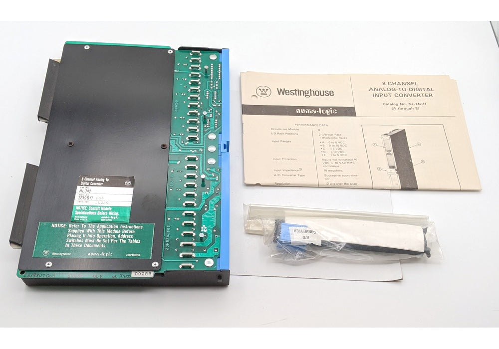 Westinghouse Numa-Logic NL-742DH New Genuine Original 8-Channel Analog to Digital Converter