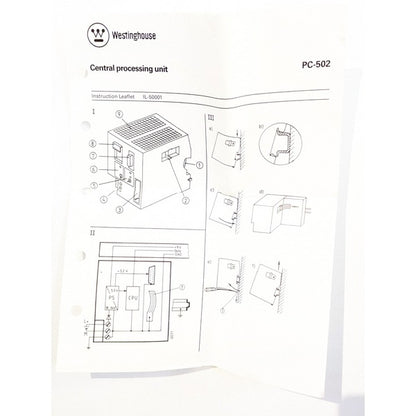 Westinghouse PC-502 New Genuine Original CPU Processor Module