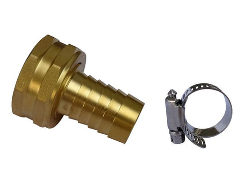 Yardworks, 4-Pack, 5/8-in Brass Female End Garden Hose Mender Coupling (059-3414-0, 05934140)
