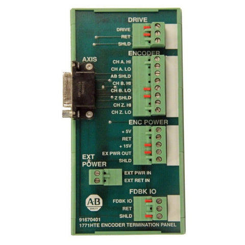 Allen-Bradley 1771-HTE Encoder Terminal Panel, (91670401, 1771HTE)