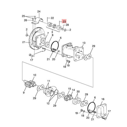 Alfa-Laval 222119 13 Tubular Shear Spring Pin (22211913)