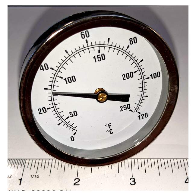 Alfa-Laval 6400200 Dial Thermometer 0-120C, 0-250F