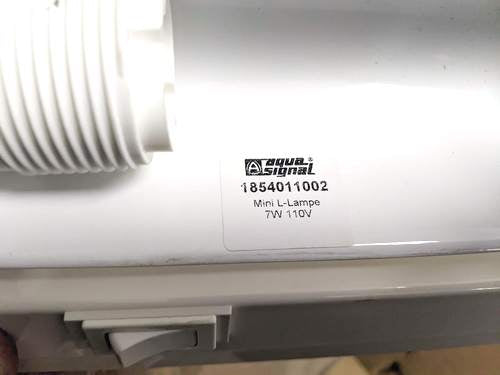 Aqua-Signal 1854011002 New Genuine Original Marine Mini L Lamp Berth Light 7W 110V