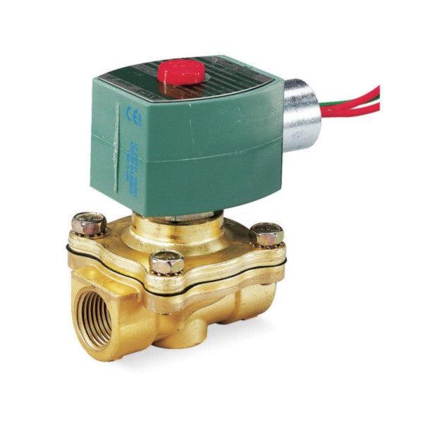 ASCO Red Hat 8210G7 Solenoid Valve, Brass Body