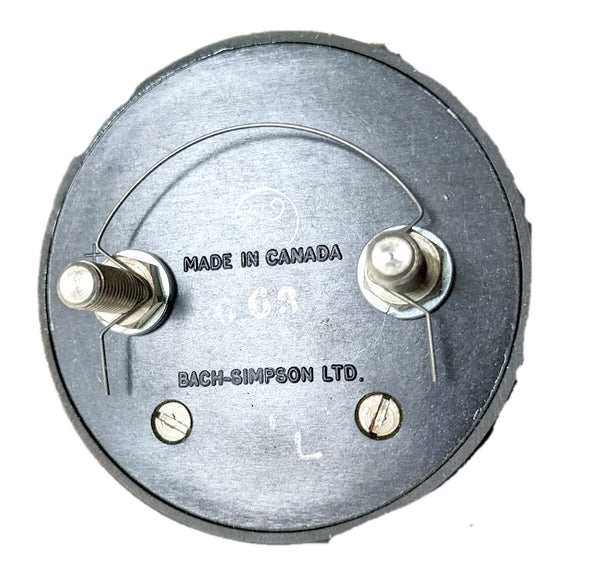 Bach-Simpson Model 1327 Ammeter 0-3A, Panel Mount, 3.25 inch square