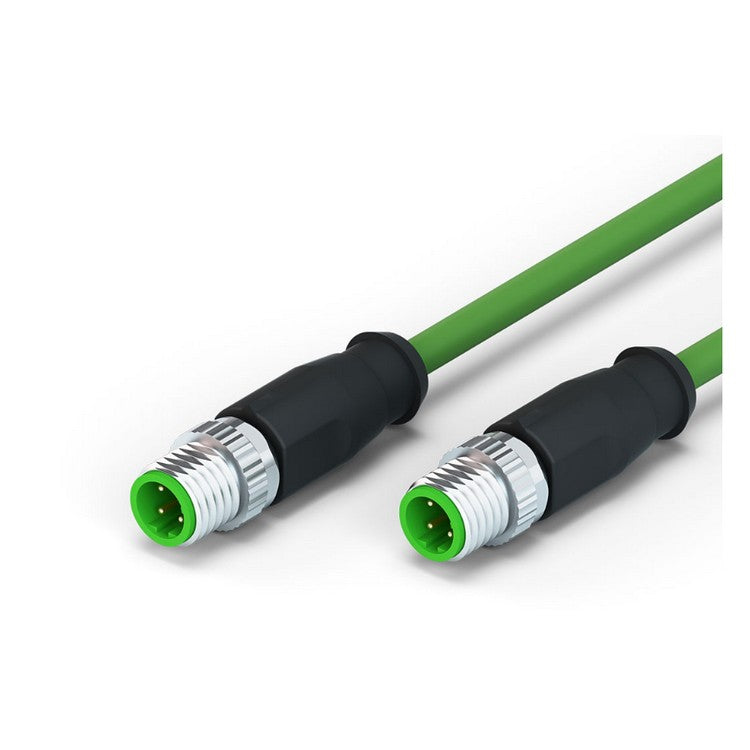 Beckhoff ZK1090-6161-0050 Pre-Assembled EtherCAT cable, 5.0m, PUR, AWG 22, M12-M12, 4-Pin, D Coded (ZK109061610050