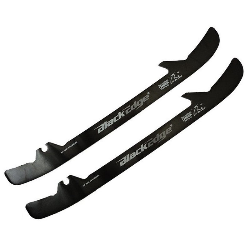 Powertek Blackedge Solid 280 Diamond Carbon Hockey Blades for CCM/Reebok, 280mm, Pair