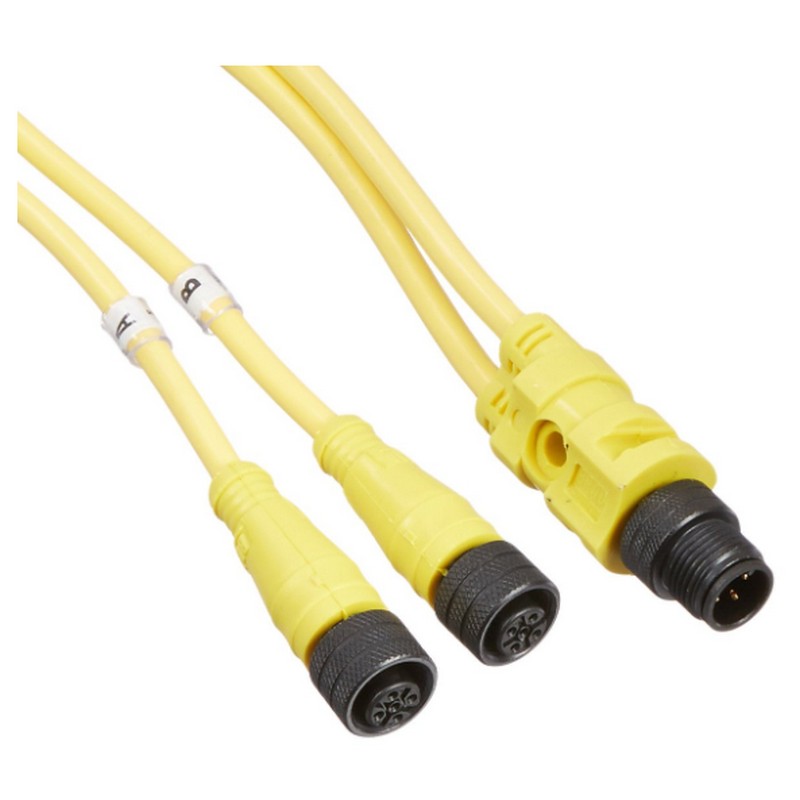 Brad Connectivity / Molex / Woodhead 884A30K05M006 Micro-Change In-Line Splitter