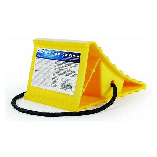 Camco 44472 Wheel Chock with Rope for Easy Removal, Helps Keep Your Trailer or RV in Place (Pack of 1)