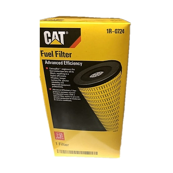 CAT Caterpillar 1R-0724 Genuine Original OEM Advanced Efficiency Fuel Filter
