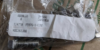 Caterpillar 3H-5841, Pack of 8, New Genuine Original Hex Head Capscrews