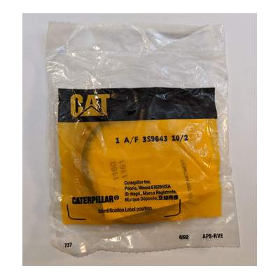CAT Caterpillar Genuine Original OEM 3S-9643 Rotating Shaft Lip Type Brass Encased Seal (3S9643)