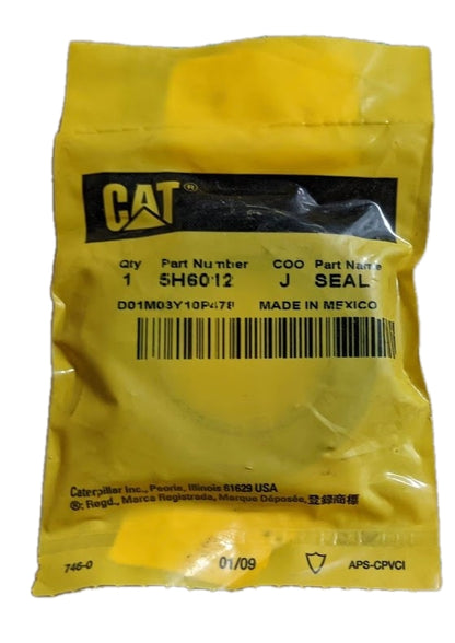 CAT Caterpillar 5H-6012 Genuine Original OEM Lip Type Seal (5H6012)