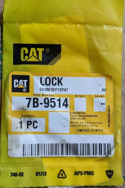 CAT Caterpillar 7B-9514 Genuine Original OEM Lock (7B9514)