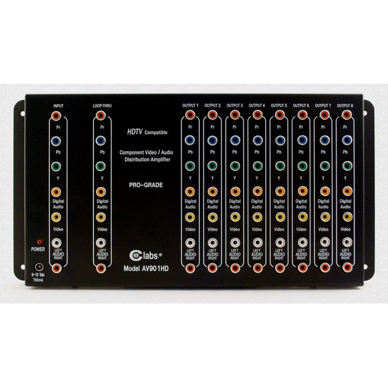 CE Labs AV901 HD Commercial Grade HDTV/Component A/V Distribution Amplifier