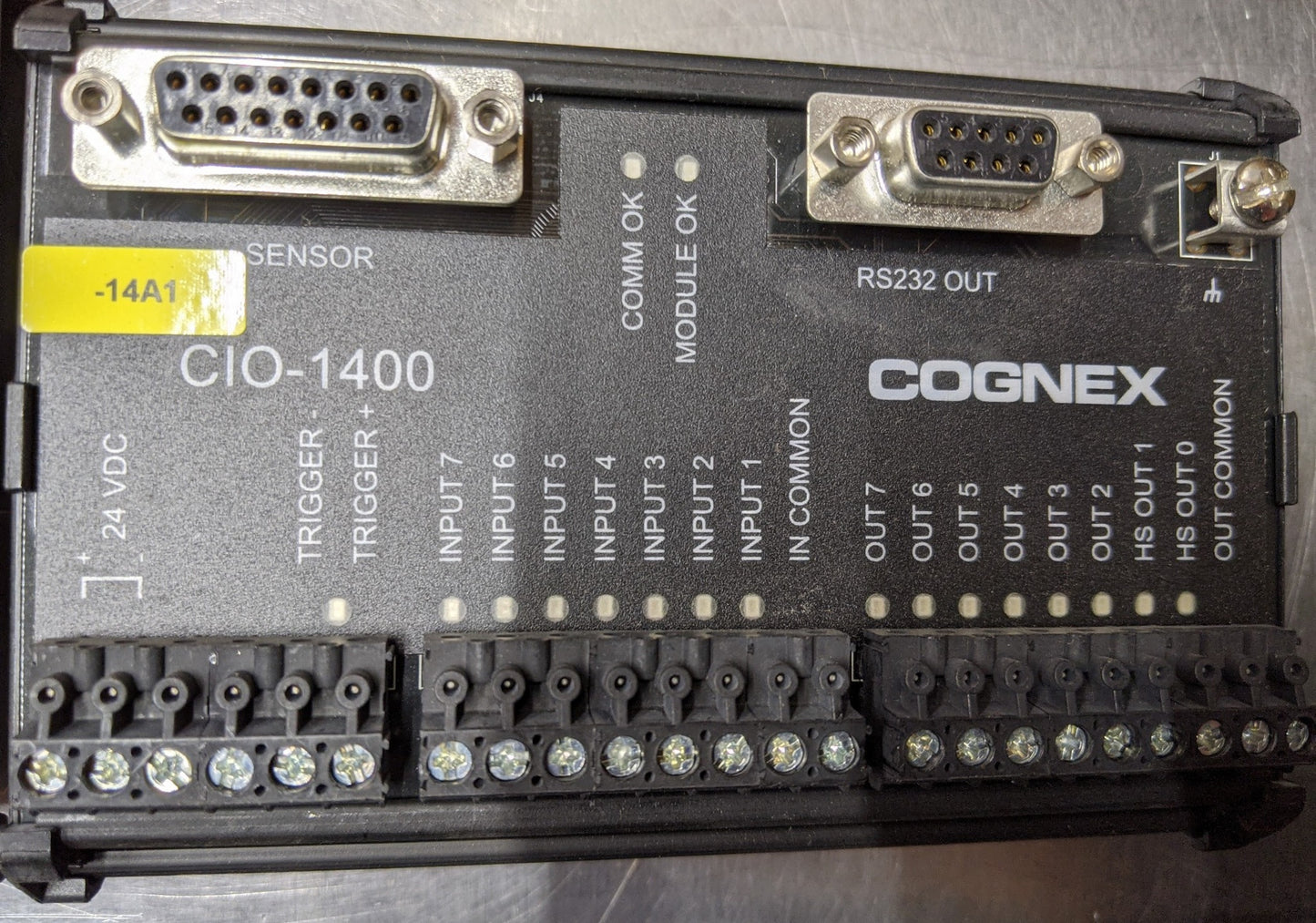 Cognex CIO-1400 In-Sight I/O Expansion Module 800-9012-2R