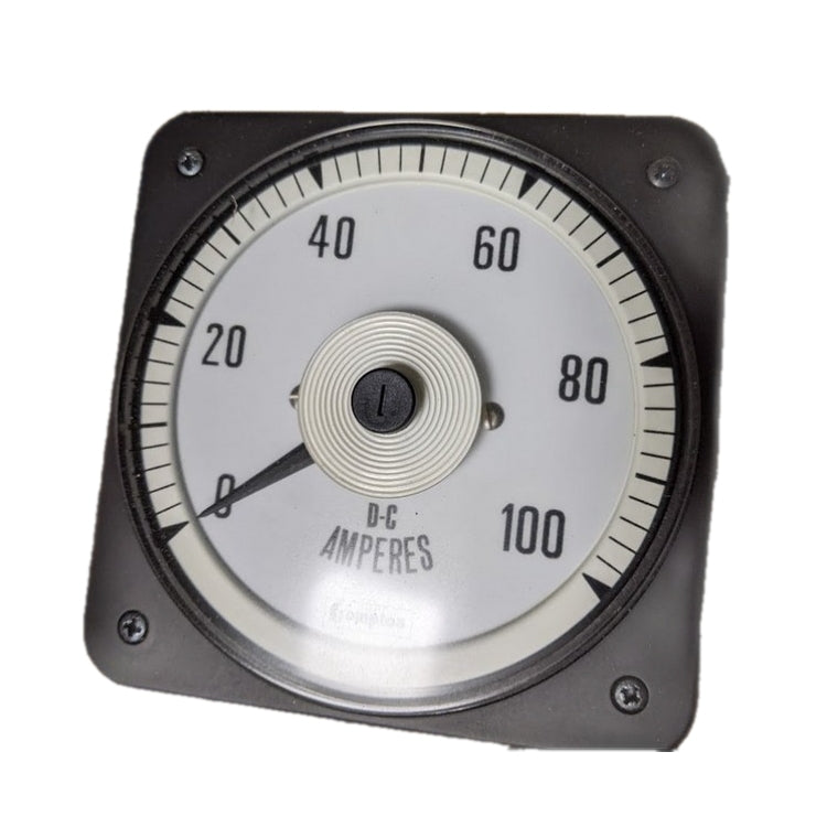 Crompton 077-05AA-EYPK-BR New Genuine Original Analog DC Panel Ammeter