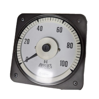 Crompton 077-05AA-EYPK-BR New Genuine Original Analog DC Panel Ammeter