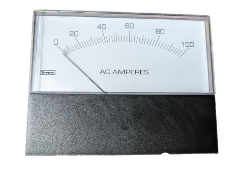 Crompton Analog Panel Meter Challenger Series 0-100A 364-02AA-LSPK-C7