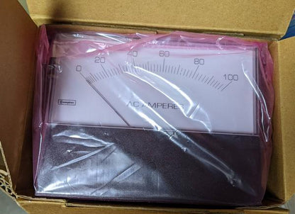 Crompton 364-02AA-LSPK-C7 New Genuine Original Challenger Series Analog Panel Meter 0-100A