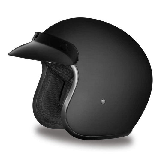 Daytona Cruiser DOT Helmet, Dull Black, Size S