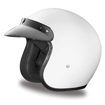 Daytona Cruiser DOT Helmet, Hi-Gloss White, Size XS