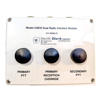 David Clark Company U3812 Dual Radio Interface Module (18938G-01)