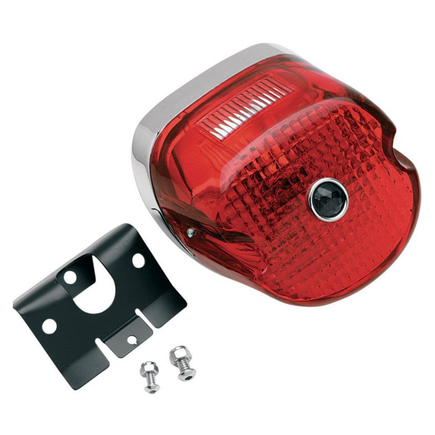 Drag Specialties DS272199 Blue Dot Laydown Taillight Assembly for select Harley-Davidson Models