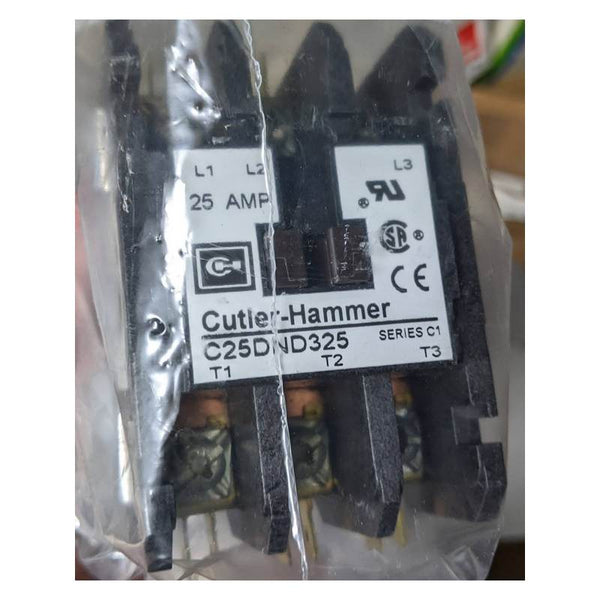 Eaton Cutler-Hammer C25DND325 Series C1 Definite Purpose Contactor, 440-480VAC, 50/60Hz