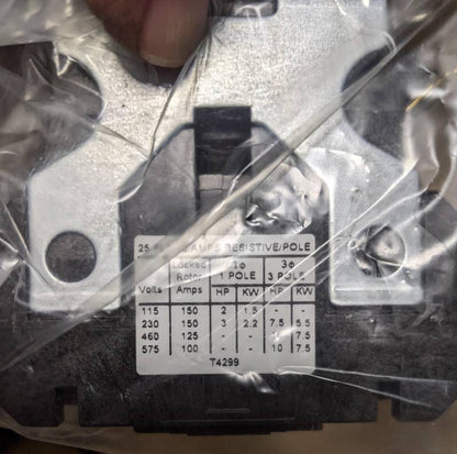 Eaton Cutler-Hammer C25DND325 New Genuine Original Definite Purpose Contactor