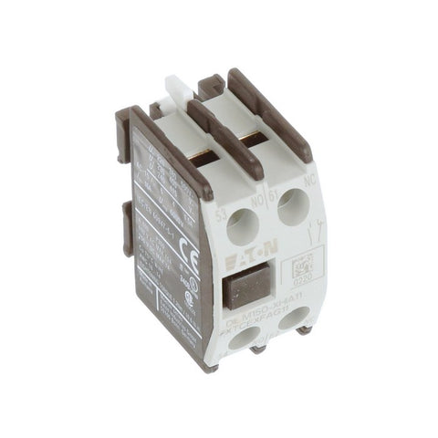 Eaton XTCEXFAG11 Auxiliary Contact, Eaton XTRE Series Control Relays, 1NO-1NC, Front Mount, Screw
