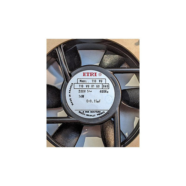 ETRI 110VU Tubeaxial Fan 400Mhz 200V 14W 0.15uF (4140-21-906-0431)