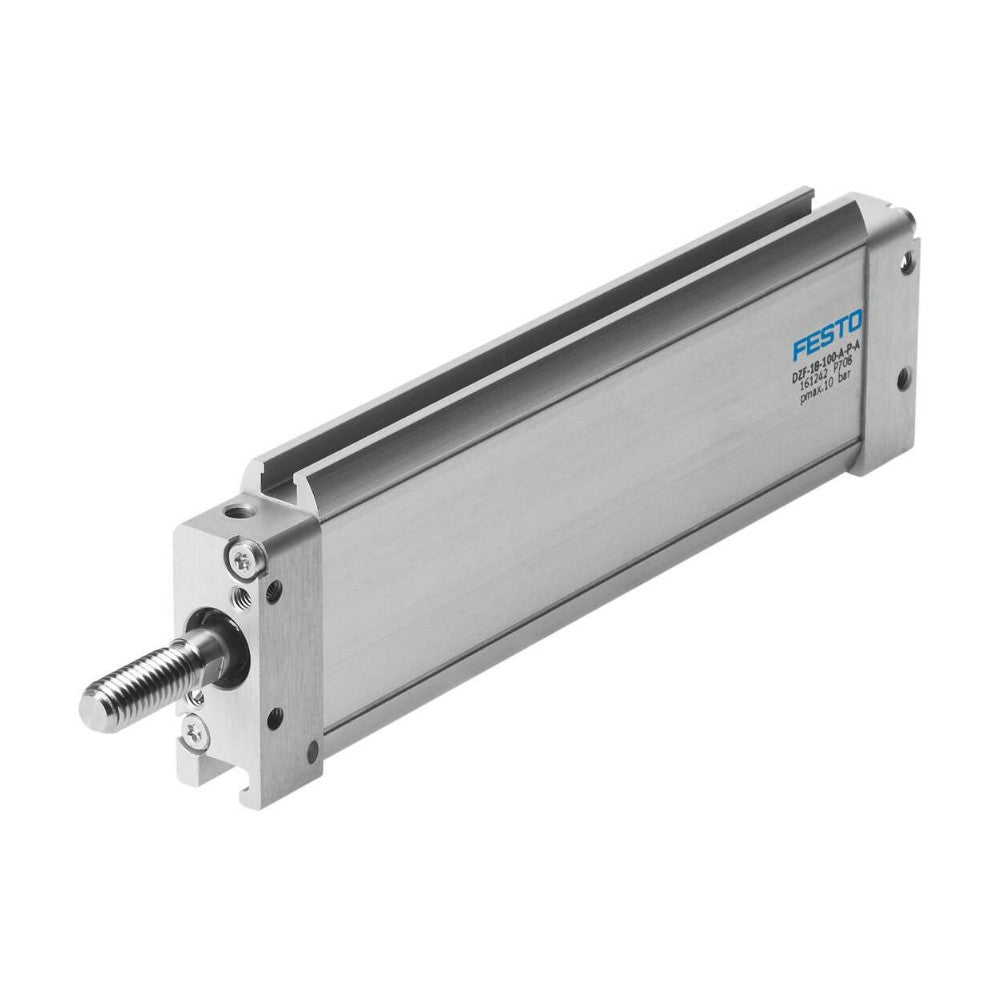 Festo DZF-18-10-A-P-A Genuine Original Flat Cylinder Double Acting Solenoid (161237 K608)