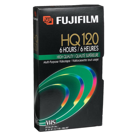 Fujifilm HQ120 6 Hour Blank VHS Tape, 1-Pack, New