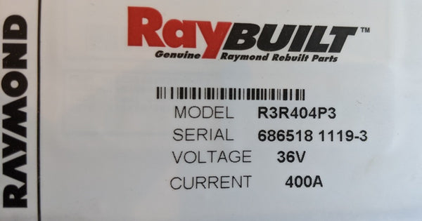 GE Raymond IC3645SR3R404P3 R3R404P3 36V 400A Regen SX Motor Controller