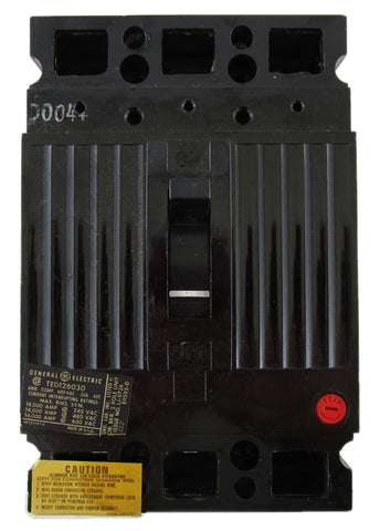 GE General Electric Type TED 126030WL Circuit Breaker, Mod 1, 30A, 2 Pole, 600VAC (TED126030WL)