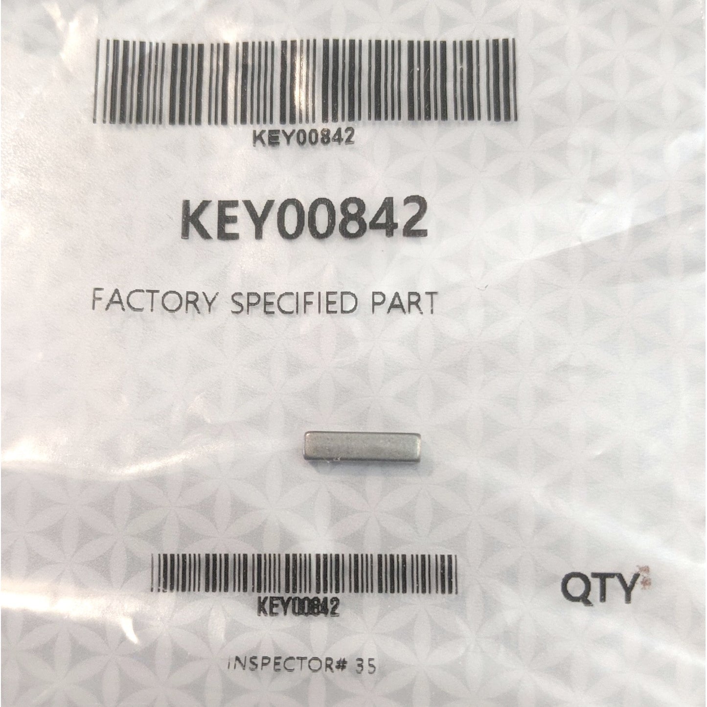 Trane KEY00842 New Genuine Original Square Key