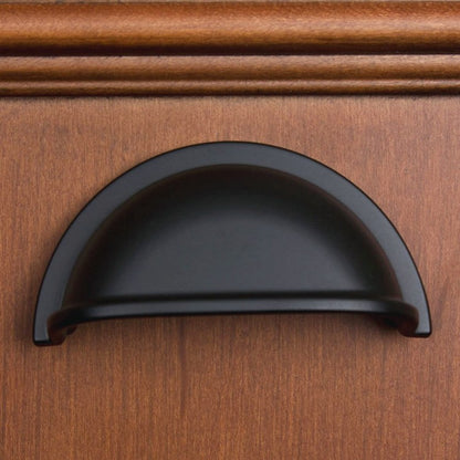 GlideRite Hardware 953-MB-10 Classic Bin Cabinet Door Pulls, 10 Pack, 2.875", Matte Black