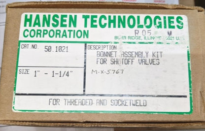 Hansen Technologies 50.1021 New Genuine Original Bonnet Assembly Kit